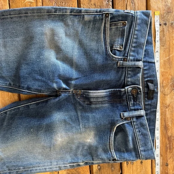 Uniqlo Cutoff Blue Jean 30 - Picture 3 of 6